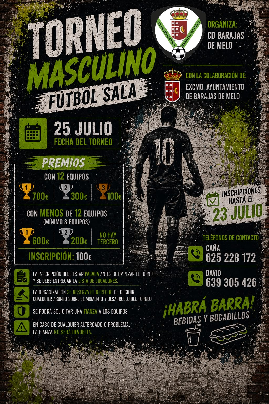 TORNEO DE FUTBOL SALA&nbsp;MASCULINO